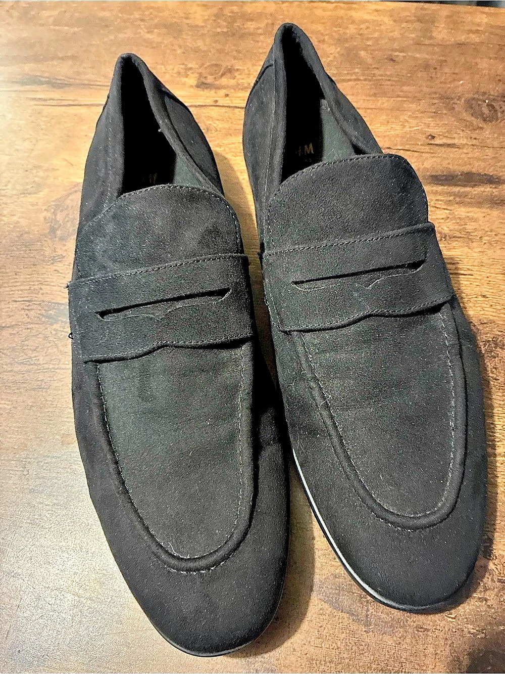 H&M Black Loafers US 10